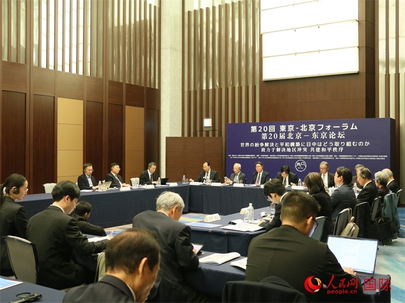 和平秩序分論壇現(xiàn)場。人民網 許可攝