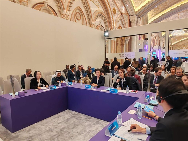 圖為與會(huì)代表圍繞主題進(jìn)行發(fā)言討論。中國(guó)傳媒大學(xué)供圖。