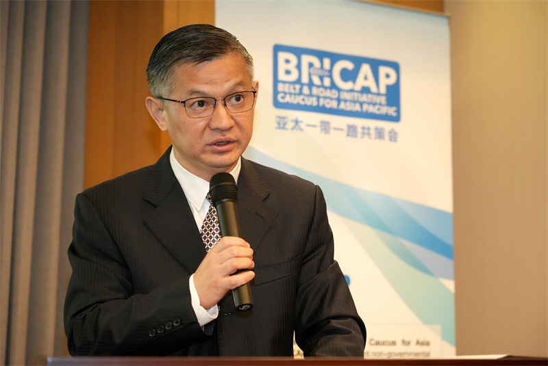 鄭學(xué)方作主旨演講。主辦方供圖