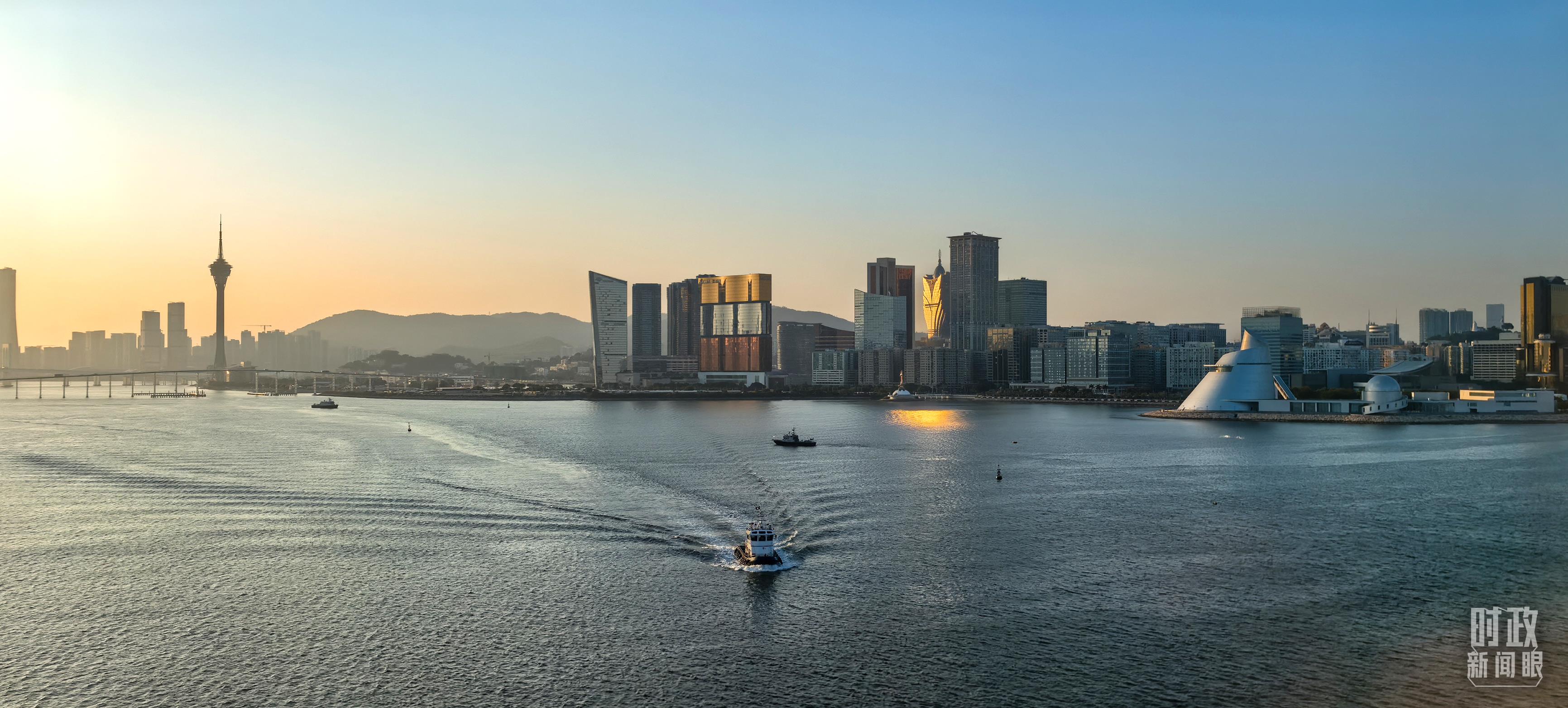 △澳門風(fēng)光。（總臺(tái)央視記者王子杭拍攝）