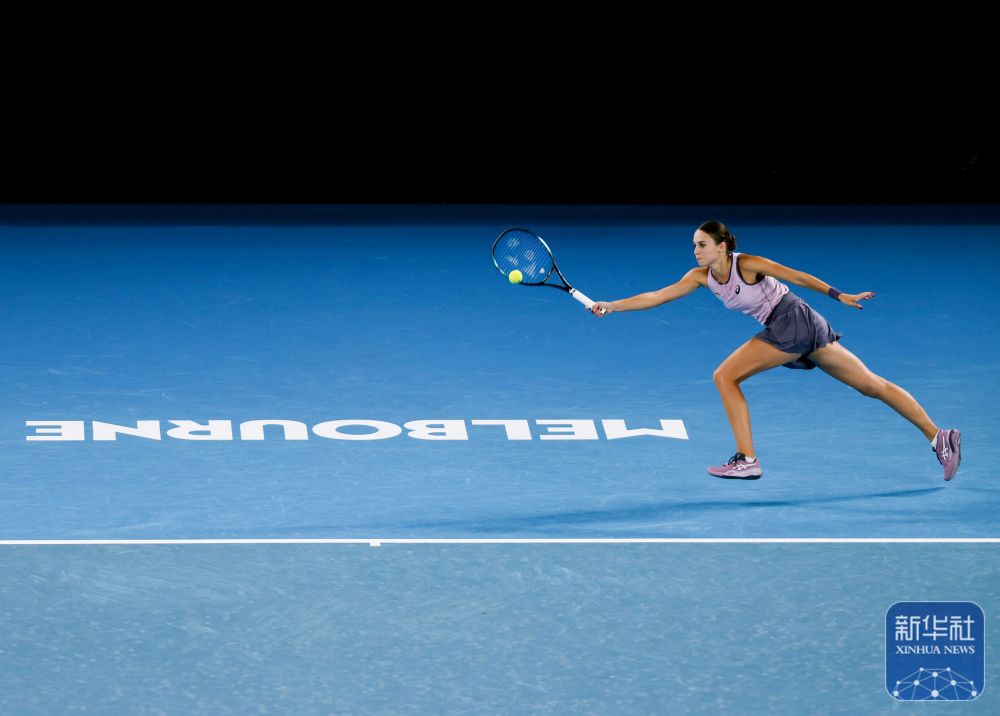 ↑托多尼在比賽中回球。新華社記者 馬平 攝