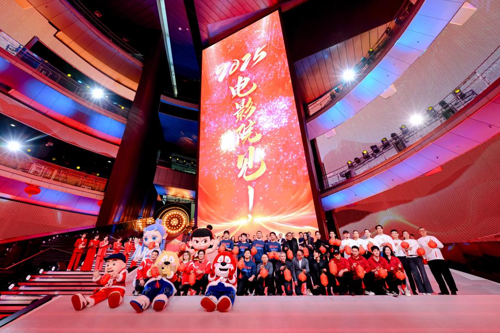 2025年春節(jié)檔電影主創(chuàng)合影。（圖片由主辦方提供）