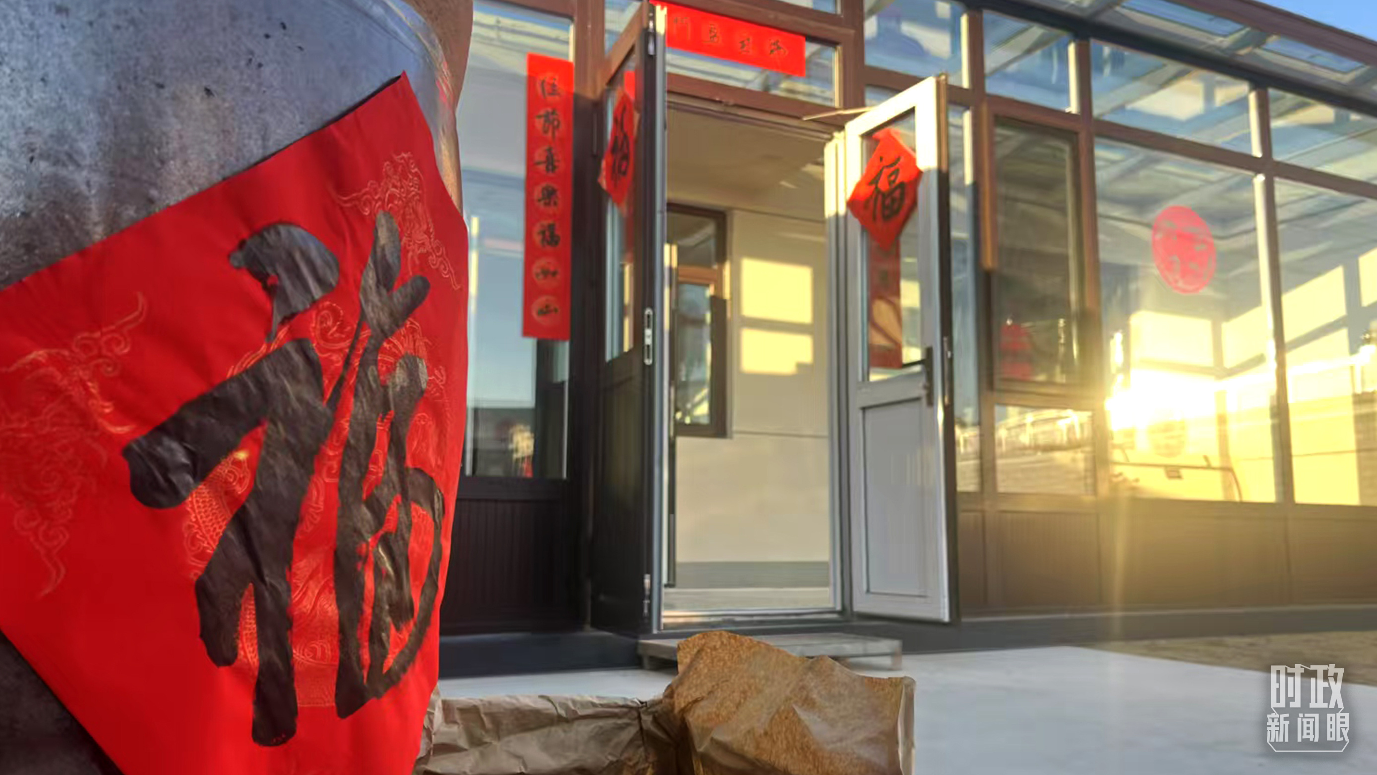 祝家溝村新居。（總臺(tái)央視記者李煒拍攝）