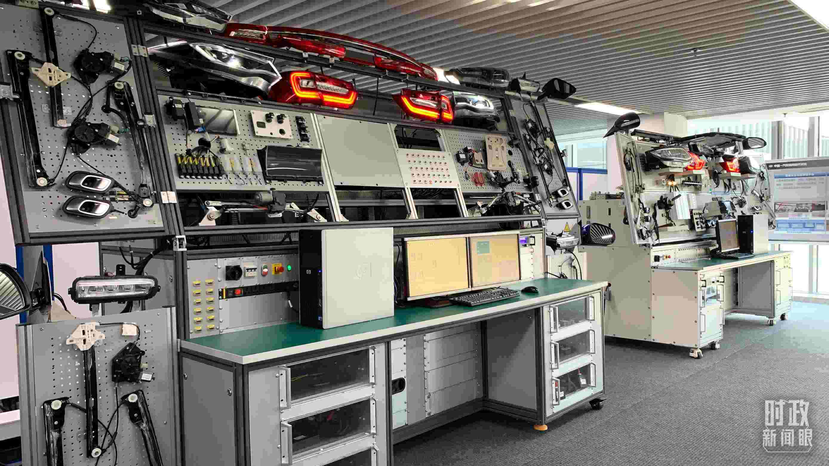 △吉林長春，一汽整車硬件測試實驗室。（總臺央視記者邢彬拍攝）