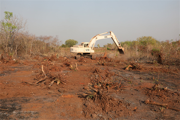 施工現(xiàn)場。張曉昆攝