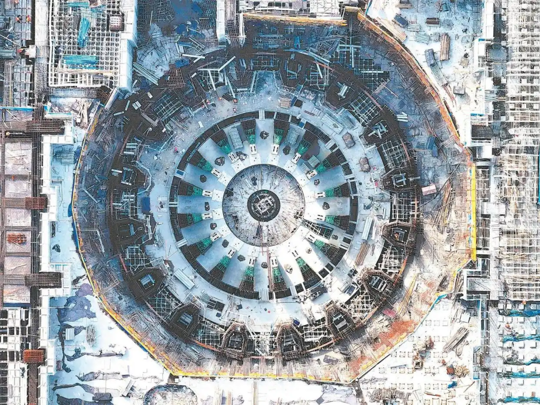 △中國科學(xué)院合肥物質(zhì)科學(xué)研究院等離子體所，緊湊型聚變能實(shí)驗(yàn)裝置（BEST）項(xiàng)目正加緊施工。