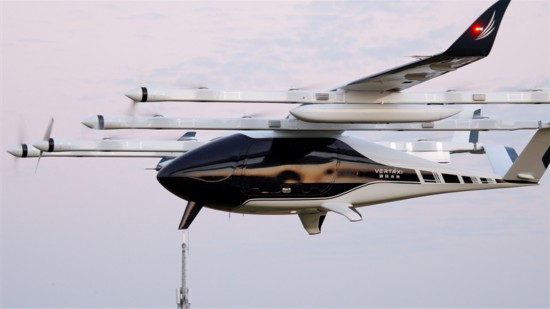 電動(dòng)垂直起降飛行器M1。受訪者供圖