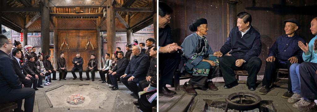 左圖由新華社記者謝環(huán)馳拍攝；右圖由新華社記者蘭紅光拍攝。