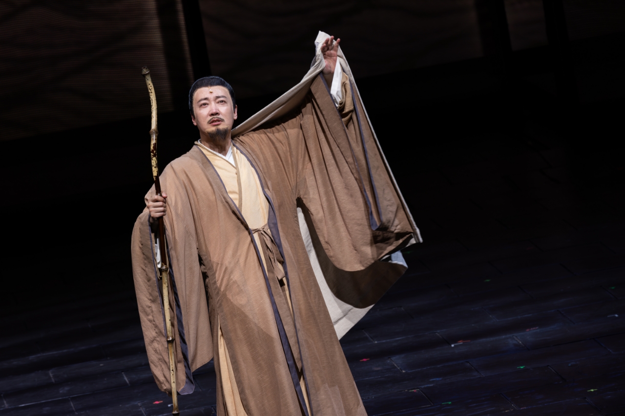 《蘇堤春曉》演出現(xiàn)場(chǎng)。國(guó)家話劇院供圖