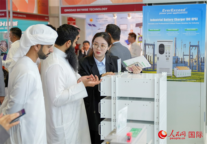 展會(huì)現(xiàn)場(chǎng)。人民網(wǎng) 塔里克·易卜拉欣攝