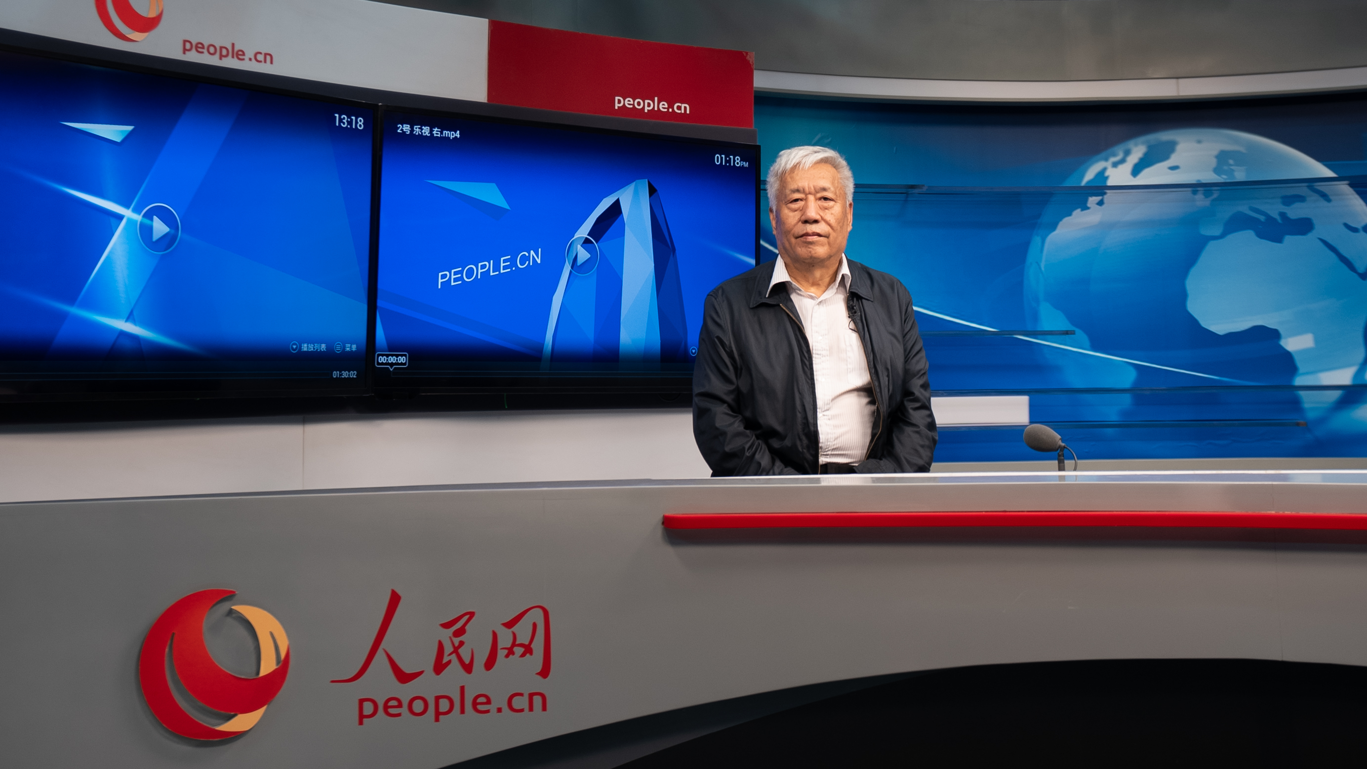 中國地震局地球物理研究所原副所長、研究員高孟潭作客人民網(wǎng)。人民網(wǎng)記者 葛泰佚攝