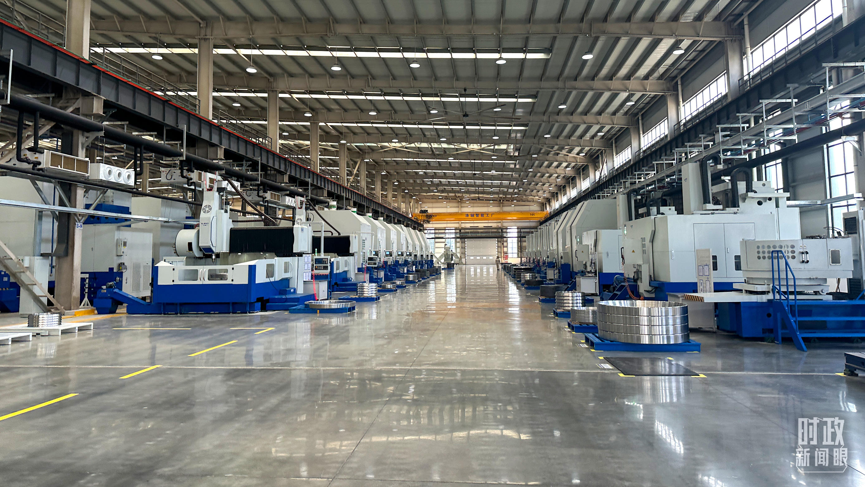 △洛軸智能工廠。（總臺央視記者趙化拍攝）