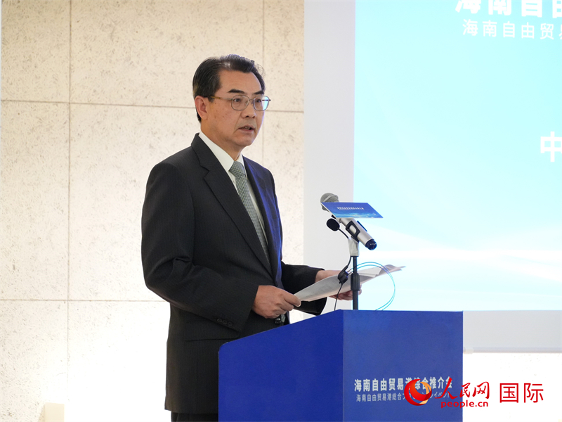 中國(guó)駐日本大使吳江浩致辭。人民網(wǎng) 許可攝