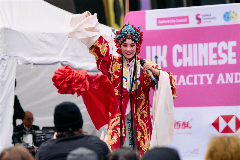 演員蔡衛(wèi)莉的秦腔表演贏得陣陣好評。 楊浩鵬攝