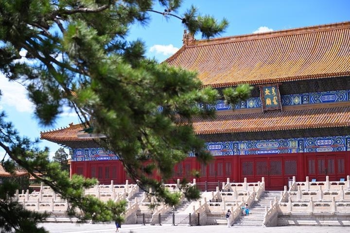 2023年7月8日拍攝的太廟享殿（也稱前殿）。